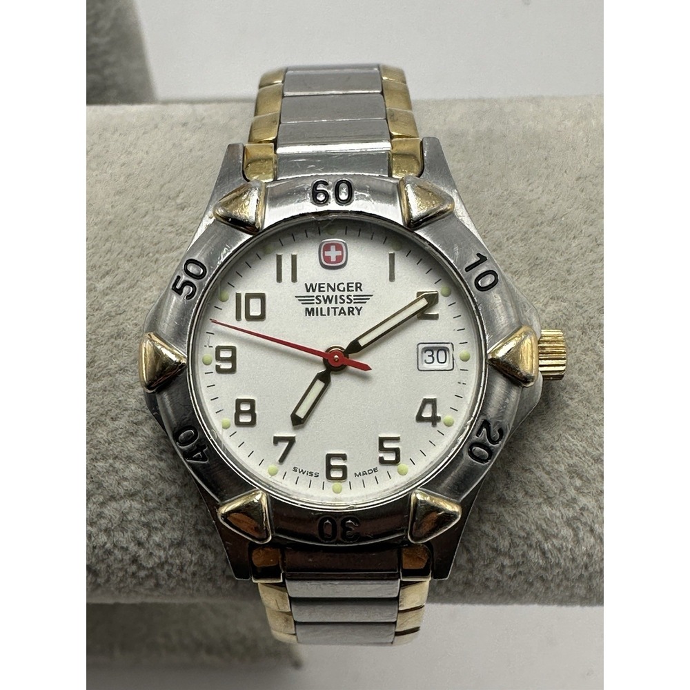 Wenger Swiss Military 79052 New Battery Ladies Watch 28MM 6" Swiss Made L92‎